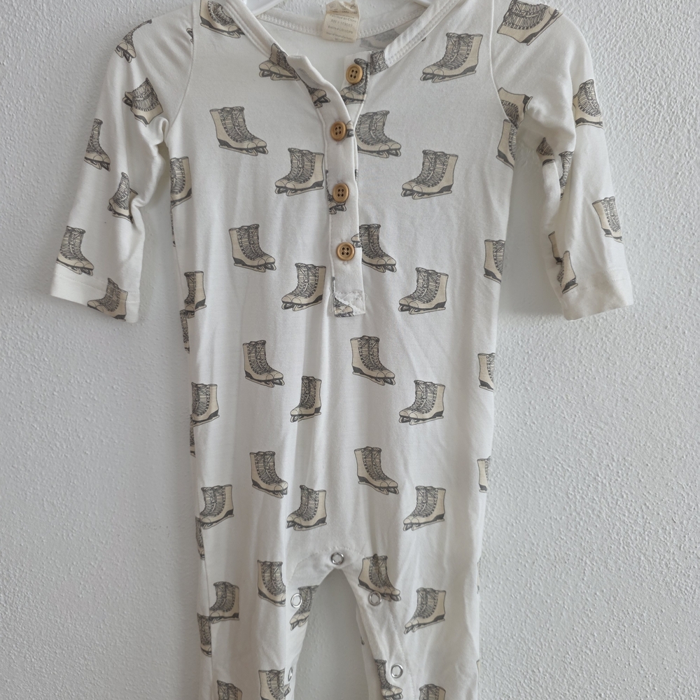 Kate Quinn Cream Ice Skate Romper Size 3-6M